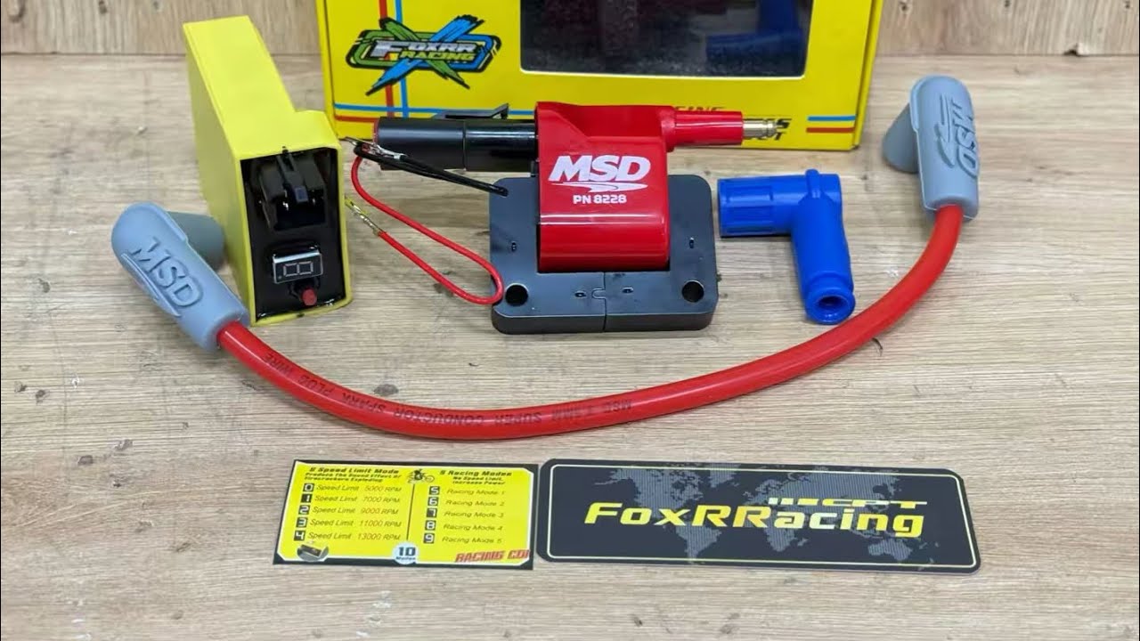 🧨 CHỈ 550K BỘ 4 MÓN FOXX RACING: IC TĂNG CHỈNH TẶNG MOBIN MSD 8228 XĂNG CƠ CHỤP BUGI TĂNG ÁP MSD