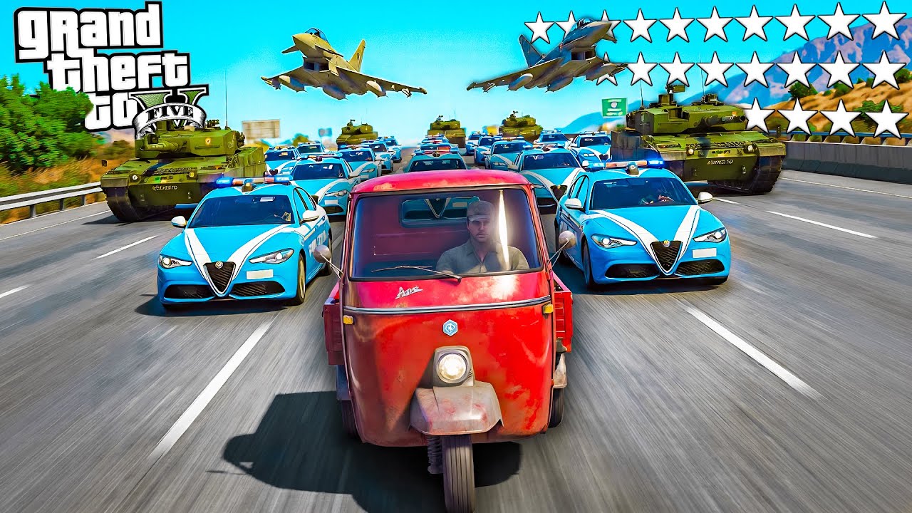 OGNI INCIDENTE, +1 STELLA DI POLIZIA su GTA 5! 🏎