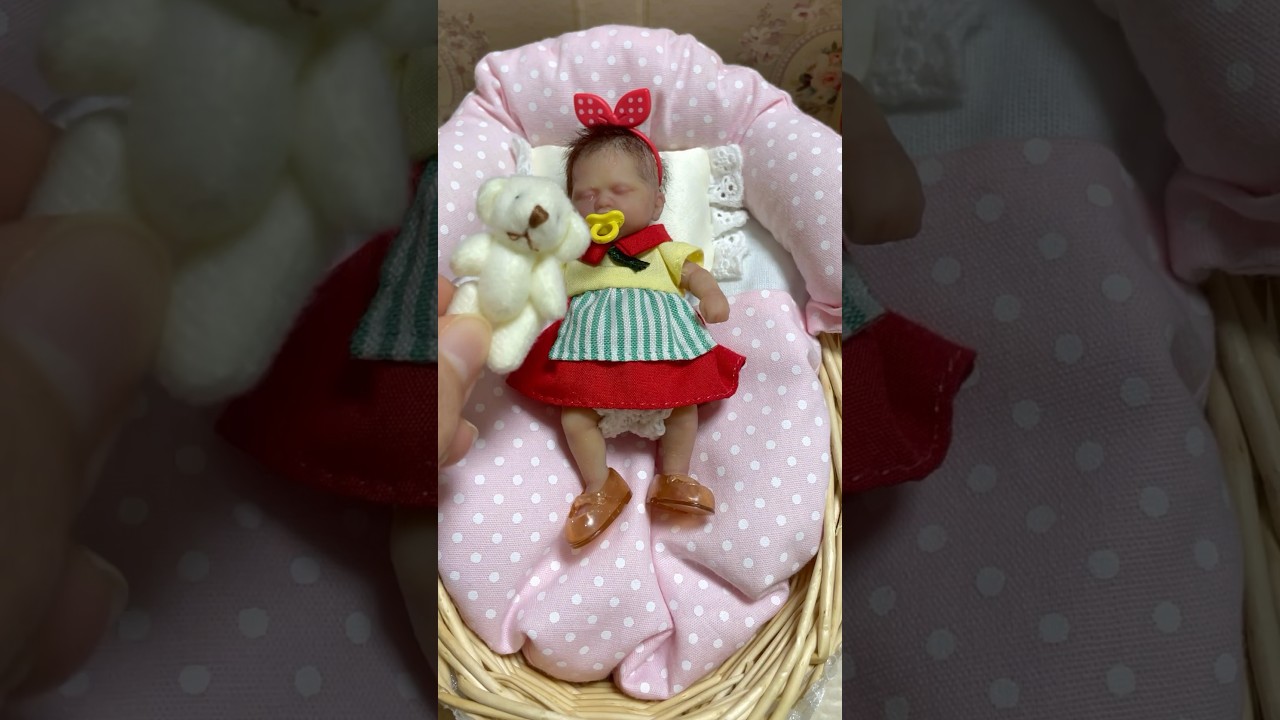 Troquinha r&aacute;pida da mini beb&ecirc; reborn de silicone Emma #diariodeamorreborn #rebornbabydoll #reborn
