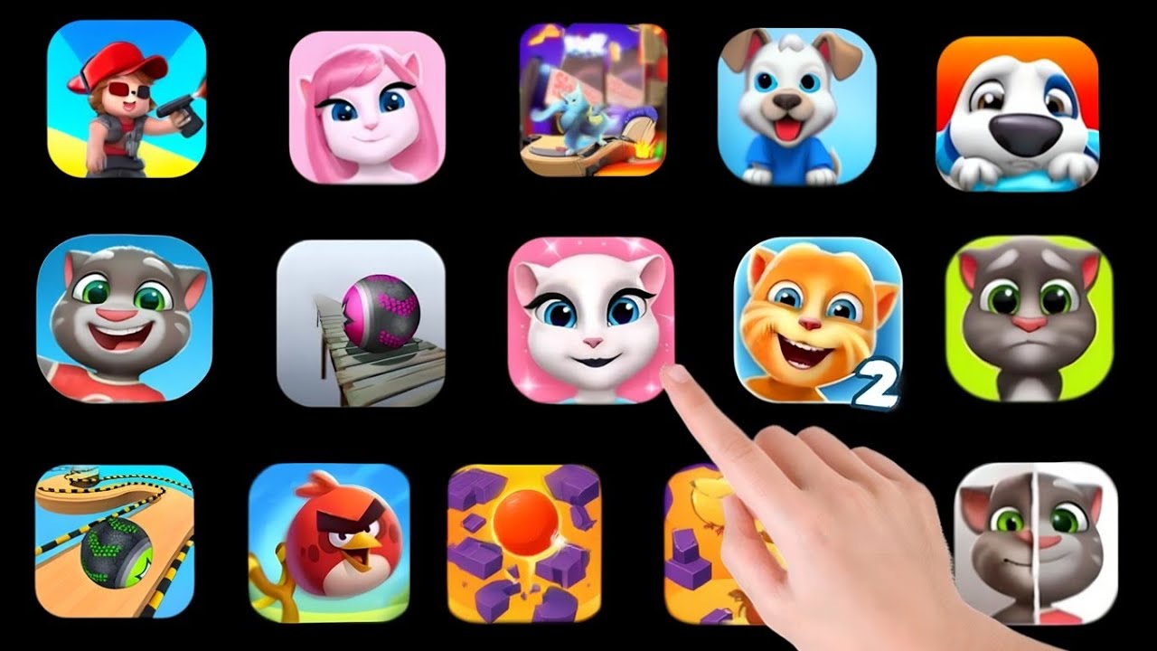 lMy talking tom my talking angela tom friend hungry shark going balls sword play games