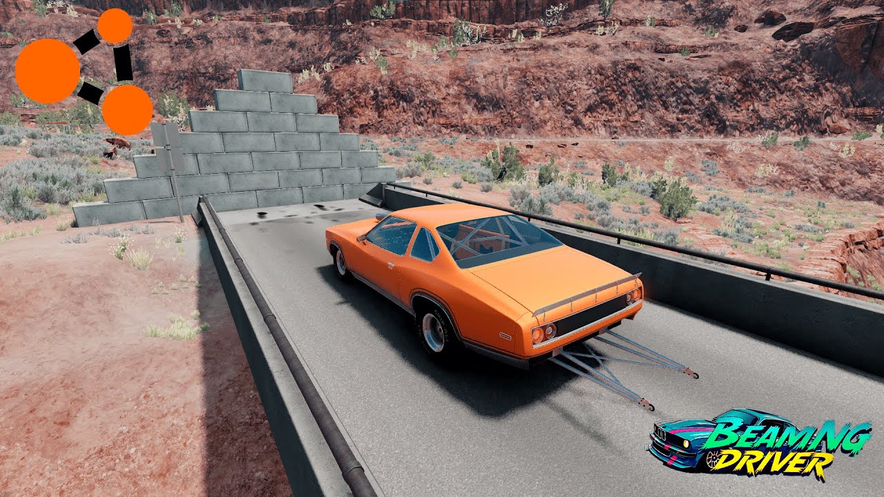 Cars drive into a BIG WALL ӏ BeamNG.drive 🚙