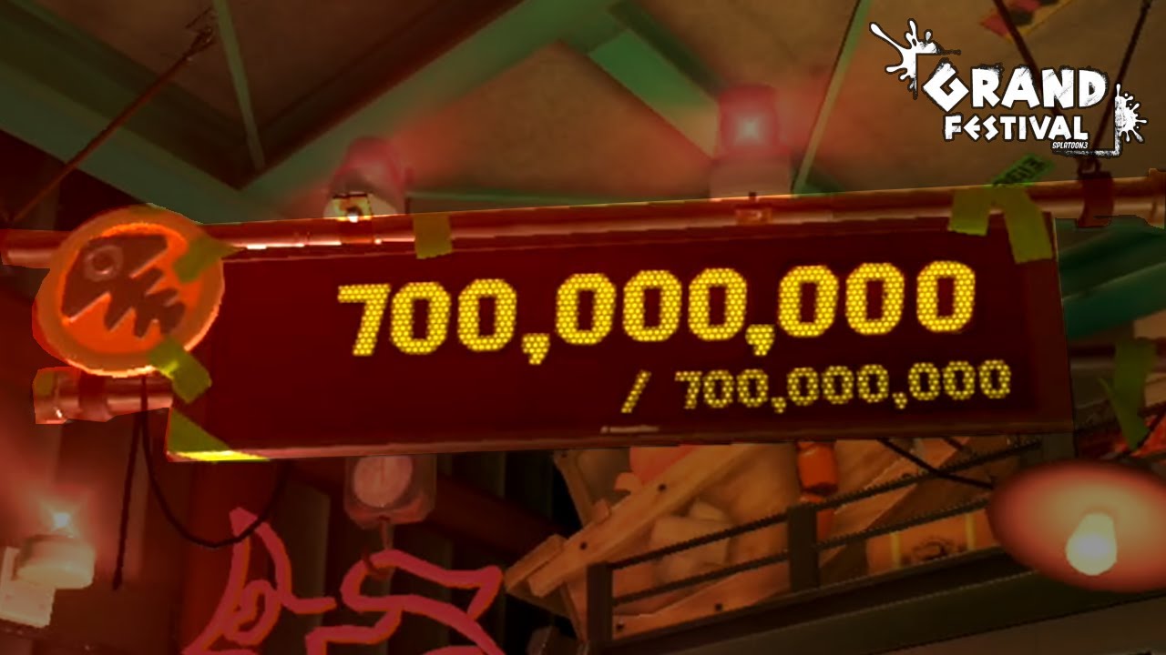 【達成の瞬間】7億個到達の瞬間にクマサンに話しかけると…【スプラトゥーン３】