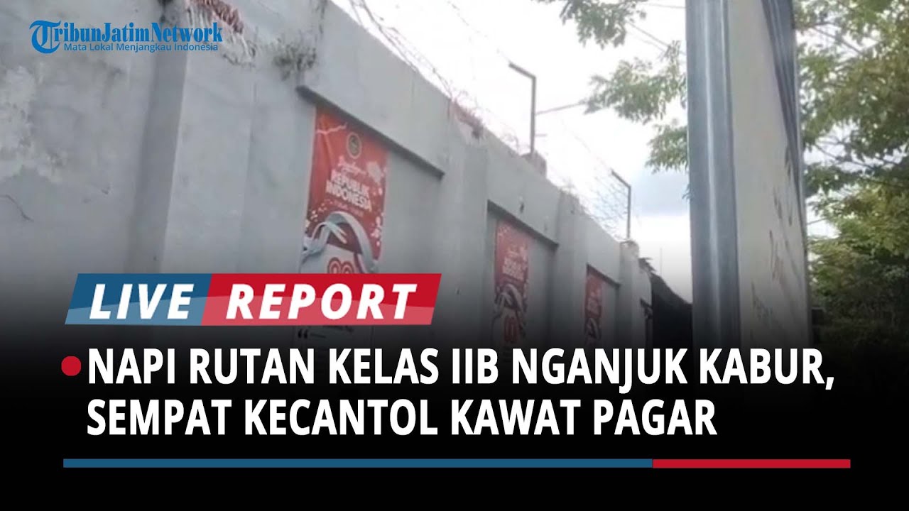 Narapidana Rutan Kelas IIB Nganjuk Kabur di Siang Bolong Saat Azan Zuhur