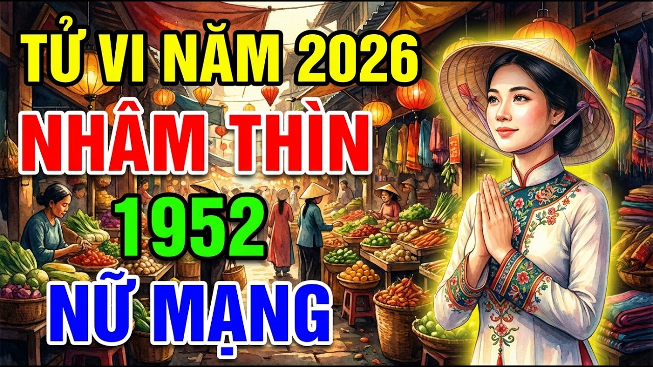 Tử Vi Tuổi Thìn 1952 Nữ Mạng Năm 2026: 74 Tuổi Đón Sao Thủy Diệu, Vận Mệnh An Yên Tài Lộc Hanh Thông