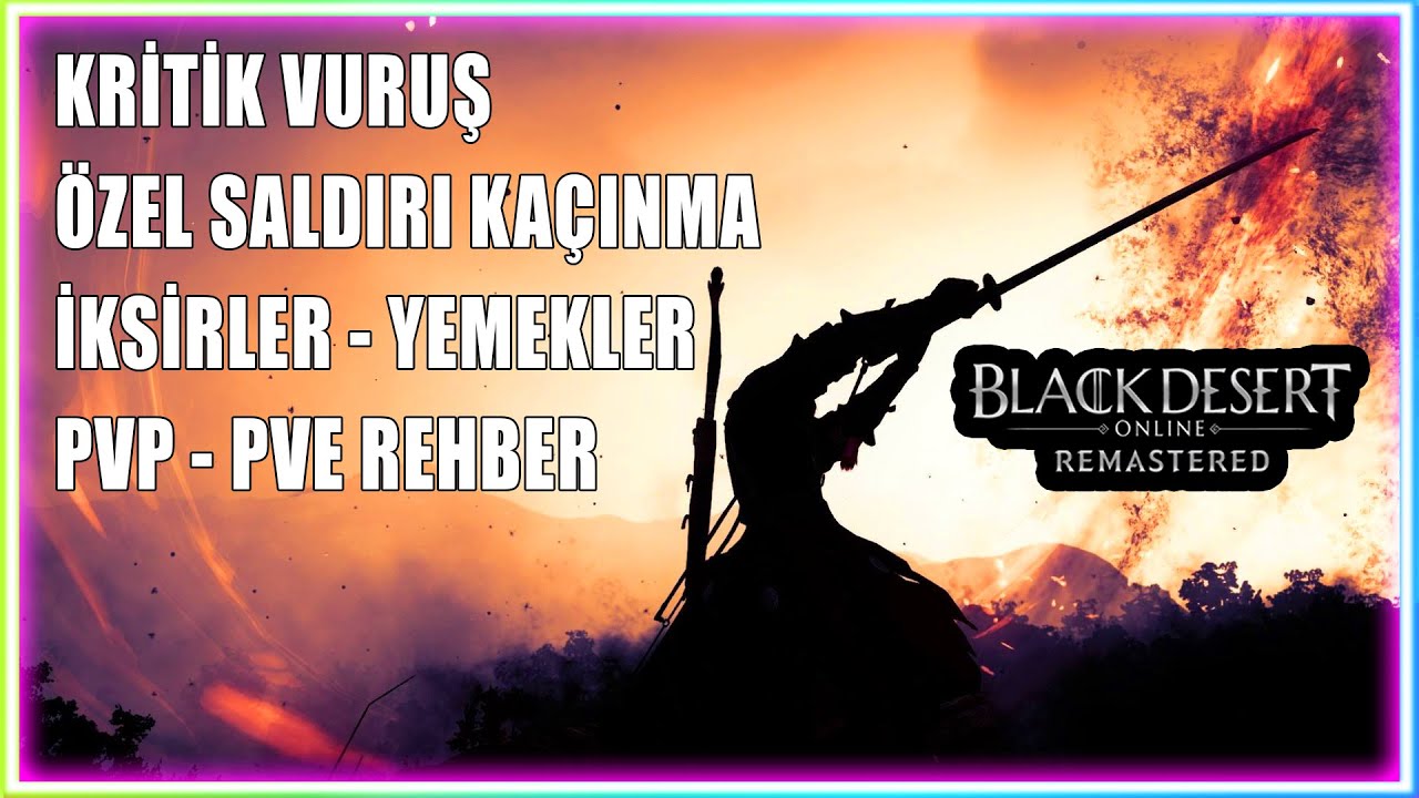 BDO - Özel Saldırı Kaçınma Oranı / Kritik Vuruş / Beceri Eklentileri / Yemekler İksirler / PVP - PVE