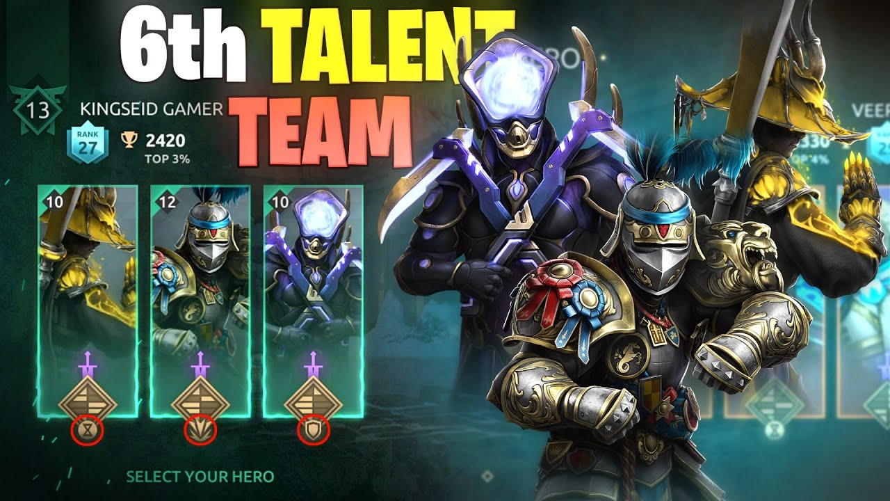 Using All 6th Talent Team🔥| 4.6K Damage Combo 💀| Shadow Fight 4 Arena