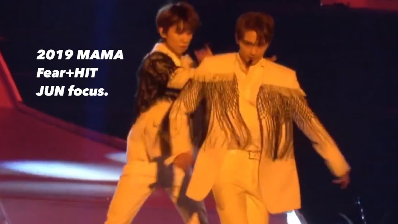 [fancam] 191204 세븐틴(SEVENTEEN) MAMA 독:Fear + HIT 준 JUN FOCUS 직캠 4K