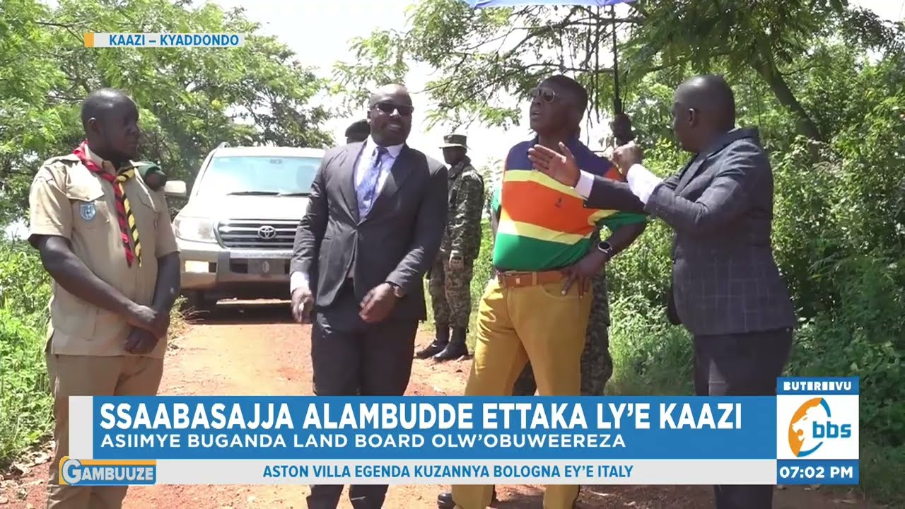 Ssaabasajja Alambudde Ettaka lye Kaazi, Limaze Ebbanga nga Liriko Abasaatuusi