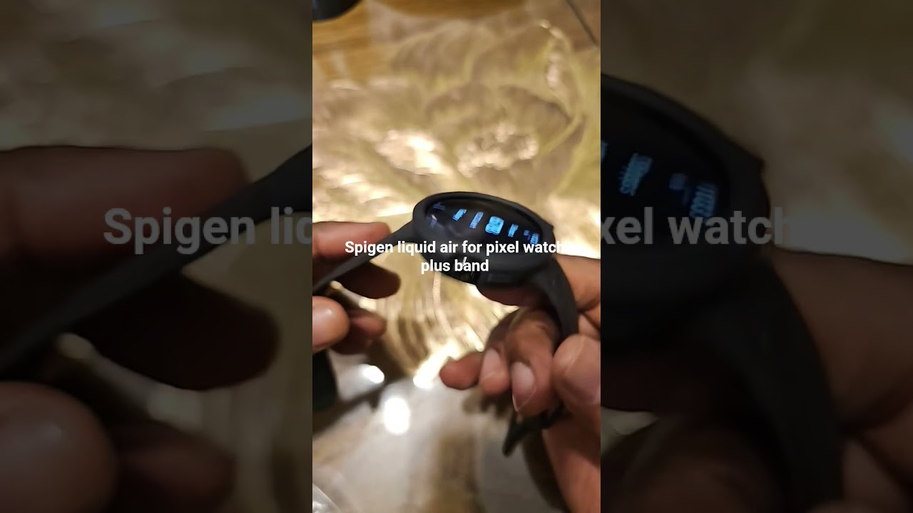 Spigen Liquid air for Pixel watch 4 with Spigen  band. 