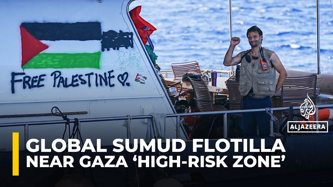 Флотилия Global Sumud входит в «опасную зону» возле Газы
