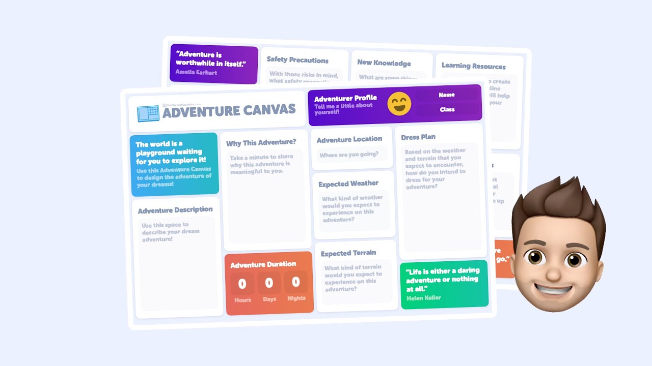 Adventure Canvas Guide | #PhysEd Resources