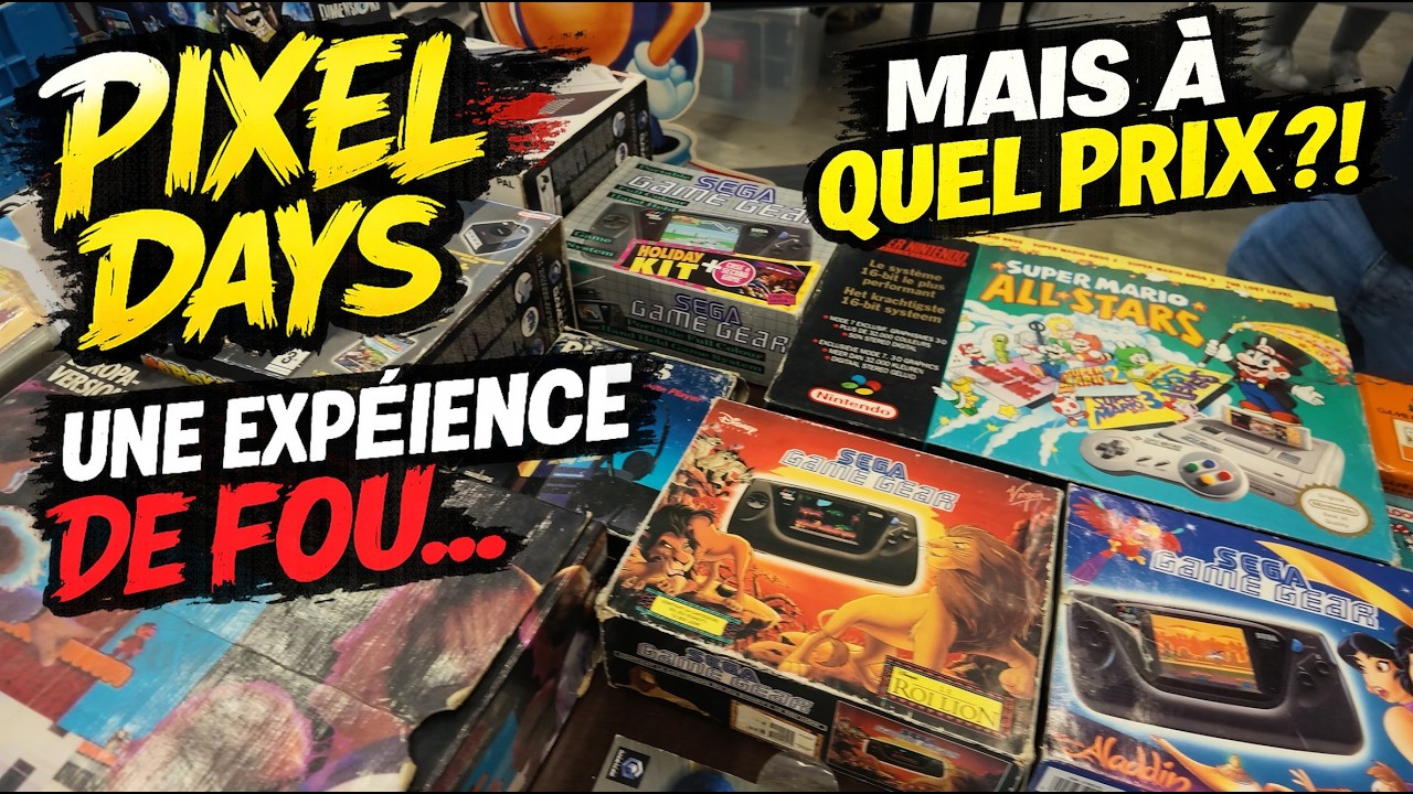 👀 On a tout FILMÉ à la Pixel Days 👾 et c’est DINGUE !😱🎮