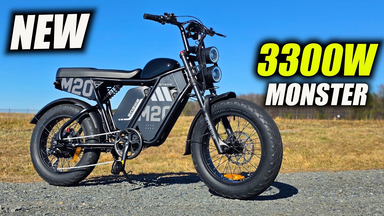 $1599 The Ultimate Power Raptors Engwe M20 3.0 with 3300W and 40Ah Dual Battery.