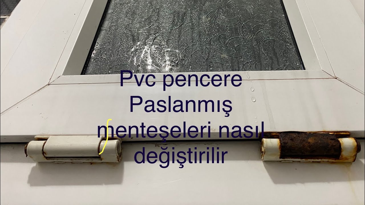 Banyo penceresini  menteşesini nasıl değiştirebilirsiniz