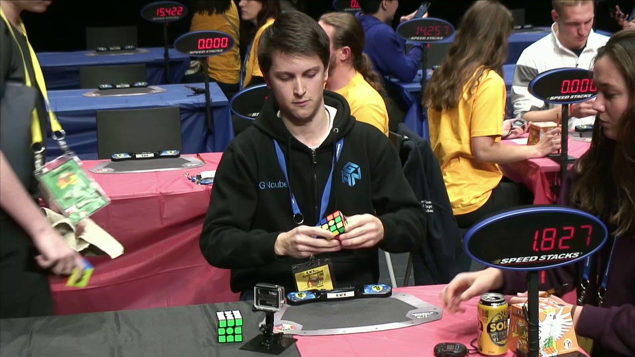 Feliks Zemdegs 4.82 3x3 single at - WCA World Championship 2019