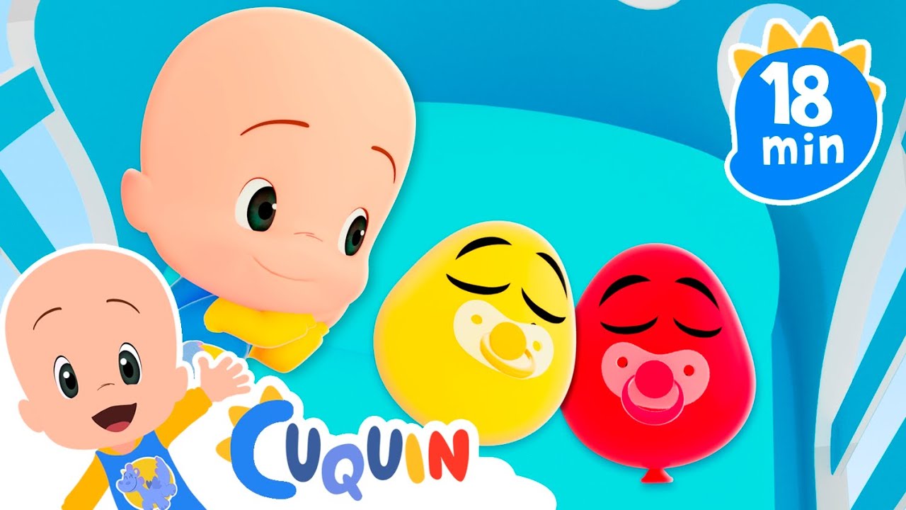 Los globitos bebé quieren dormir 😴🎈 | Aprende con Cuquín