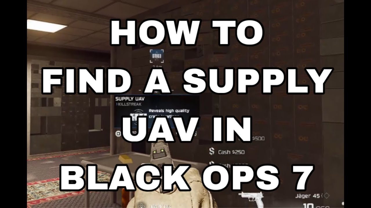 HOW TO GET SUPPLY UAV IN WARZONE BLACK OPS 7