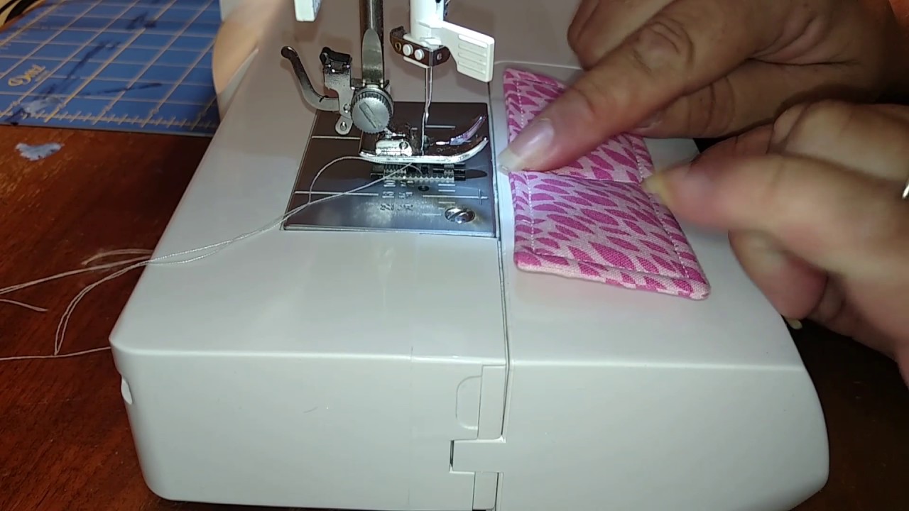 Sewing a g-tube button cover