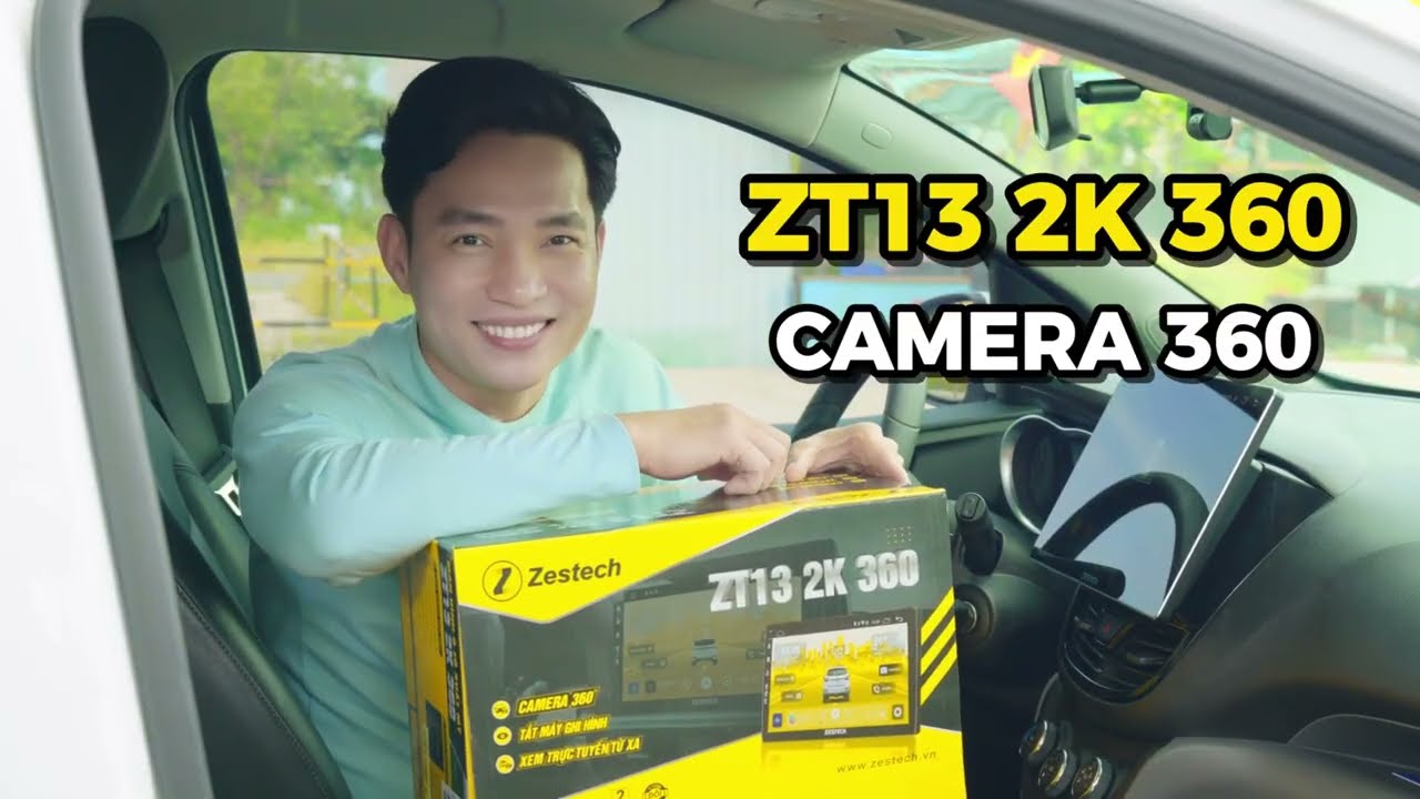 M&agrave;n H&igrave;nh Zestech ZT13 2K 360 | Camera 360, Ghi H&igrave;nh 24/24 | Ph&uacute; Gia Auto