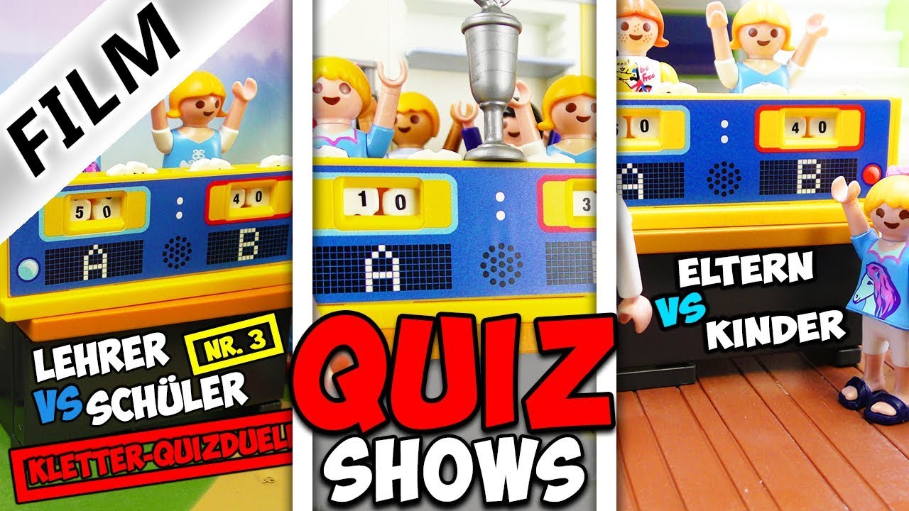 Playmobil Film QUIZDUELL | Die besten Quiz Shows mit Familie Vogel | Compilation