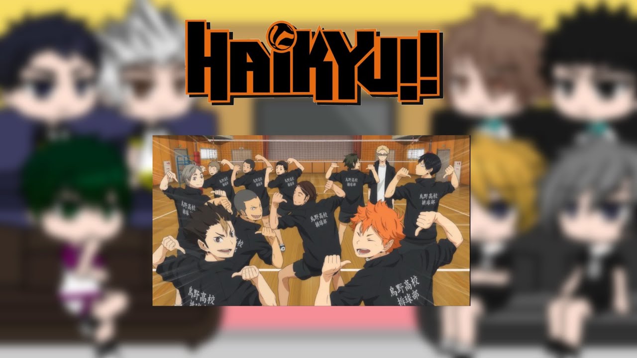 Haikyuu react to…