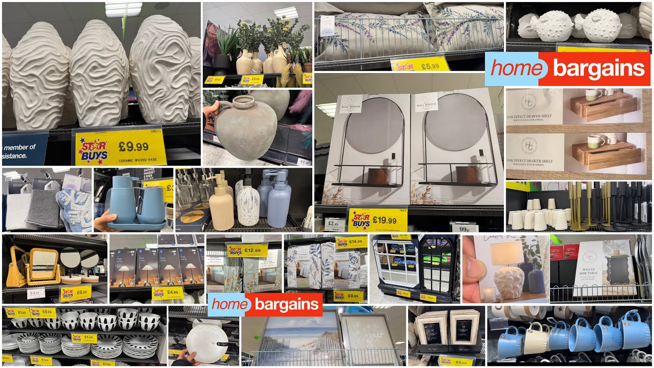 &diams;️HOME BARGAINS&diams;️NEW HOMEDECOR, BATHROOM ACCESSORIES, KITCHEN ITEMS,BEDDING ,CUSHIONS 😍APRIL 2026&diams;️