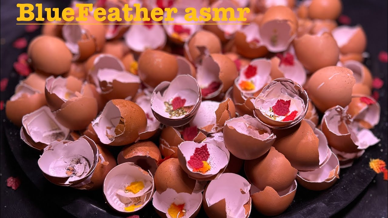 Asmr 🍂 Autumn Eggshell Crush 🍁