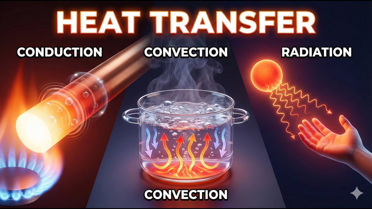 Phys101: Chapter 4 Thermal Physics Part III - From Coffee to Metabolism: Understanding Heat Transfer