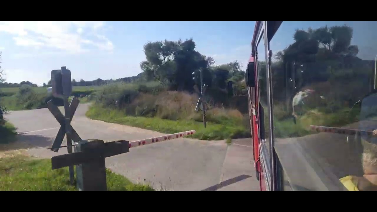 Aufnahmeort: Husby-Flensburg. ANG Mitfahrt nach bis Flensburg. Schinenbus (ANG).