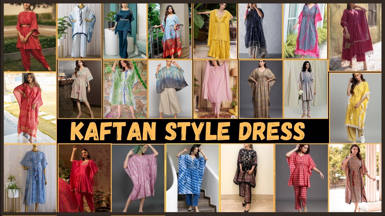 Kaftan Style Dress Design 2023 || New Pattern Beautiful Kaftan Suit  || Simple Kaftan Dress Ideas