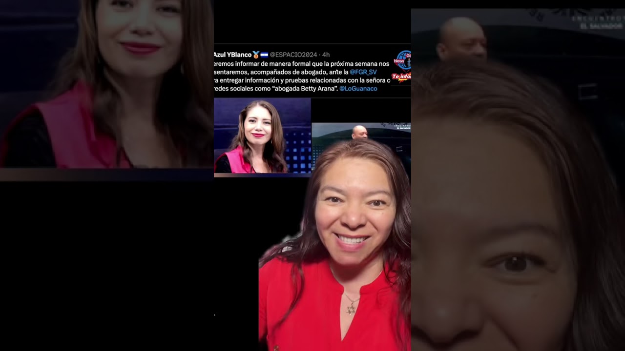 Supuesta abogada Betty Arana huyo del pais El Salvador 