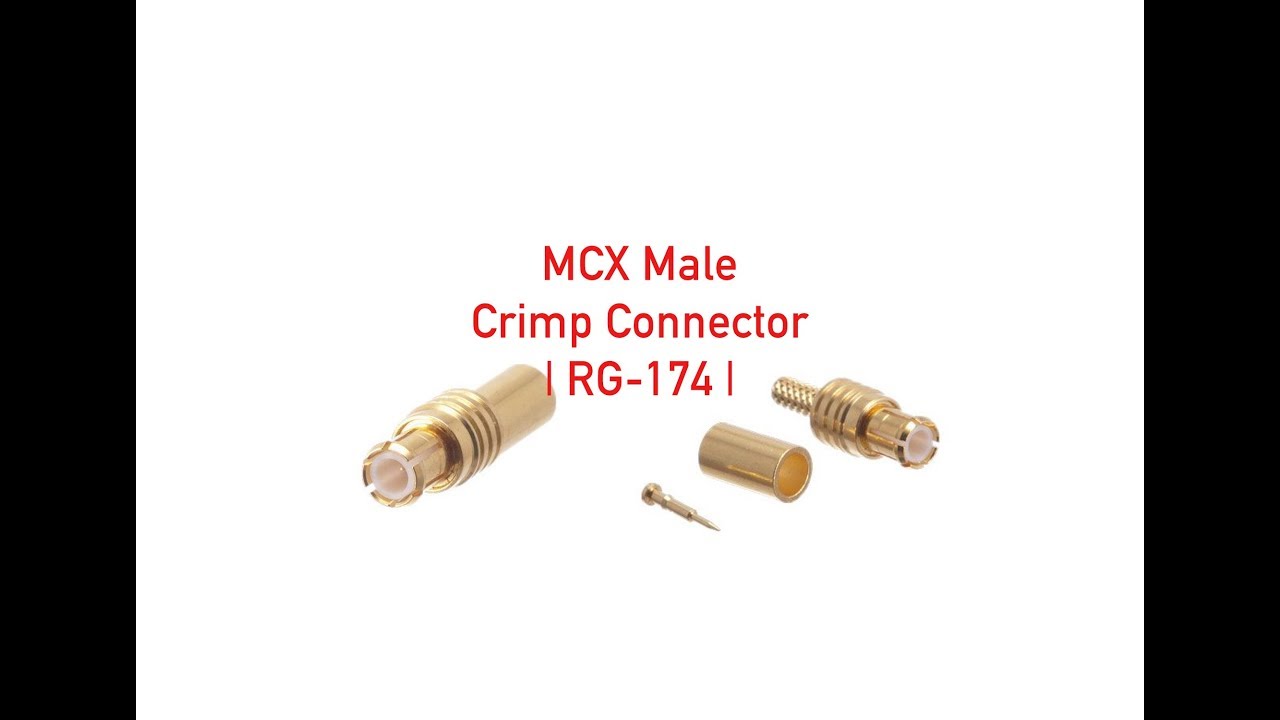 MCX Male Crimp Connector - RG-174 P#4801