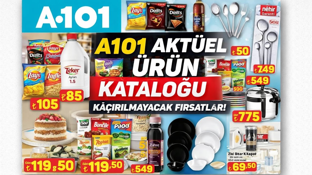 Bu Hafta A 101 Aktüel Ürün Kataloğu 
