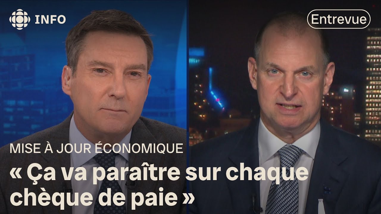 Qu&eacute;bec d&eacute;pose sa mise &agrave; jour &eacute;conomique : entrevue avec le ministre Eric Girard