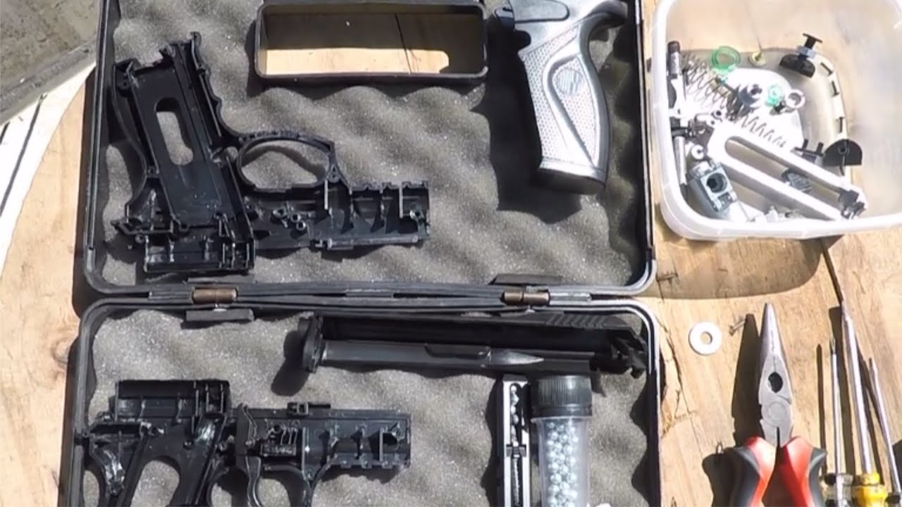 CONSERTANDO VAZAMENTO DA PISTOLA ROSSI C11 6mm CO2