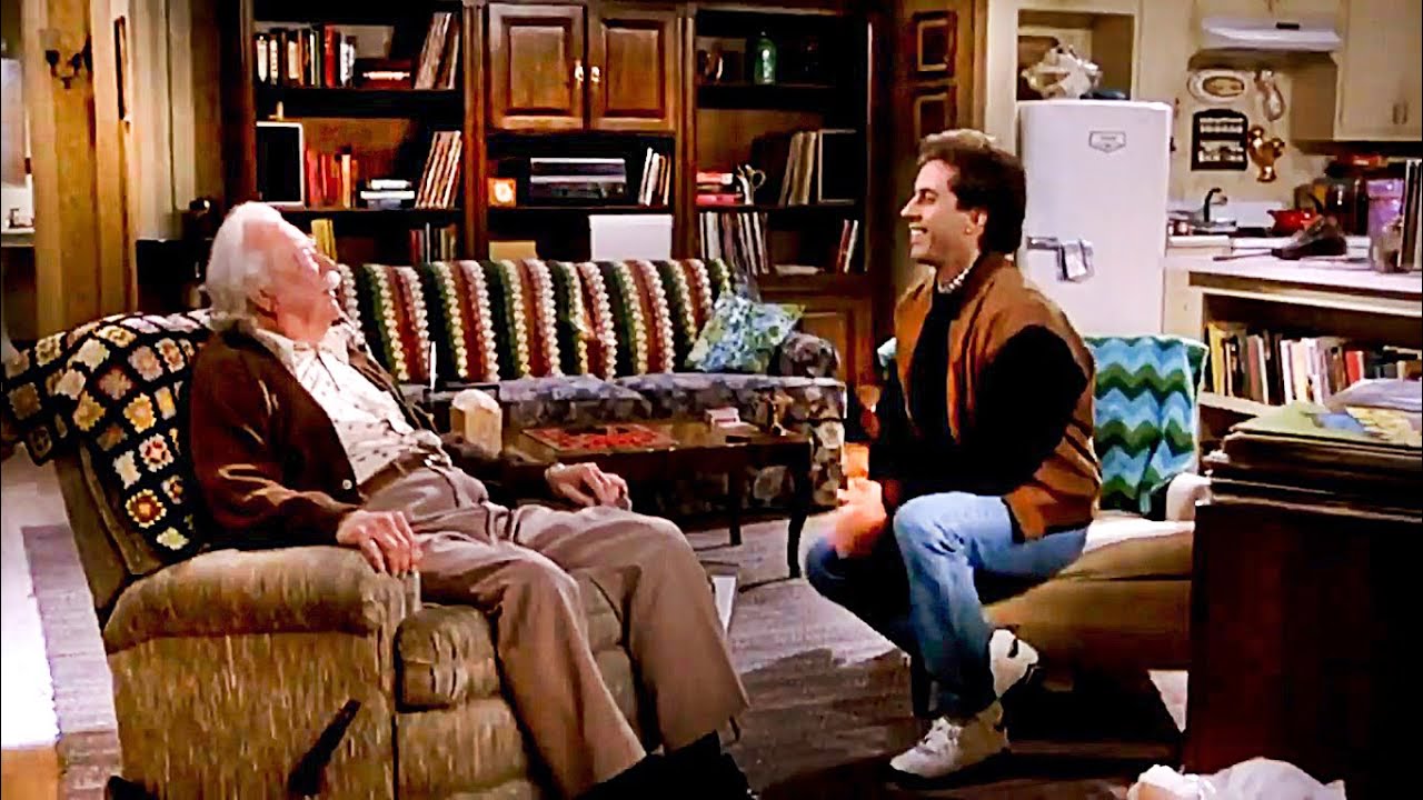Seinfeld TV Sitcom Comedy Series - Old Man Sid Field&rsquo;s Scene