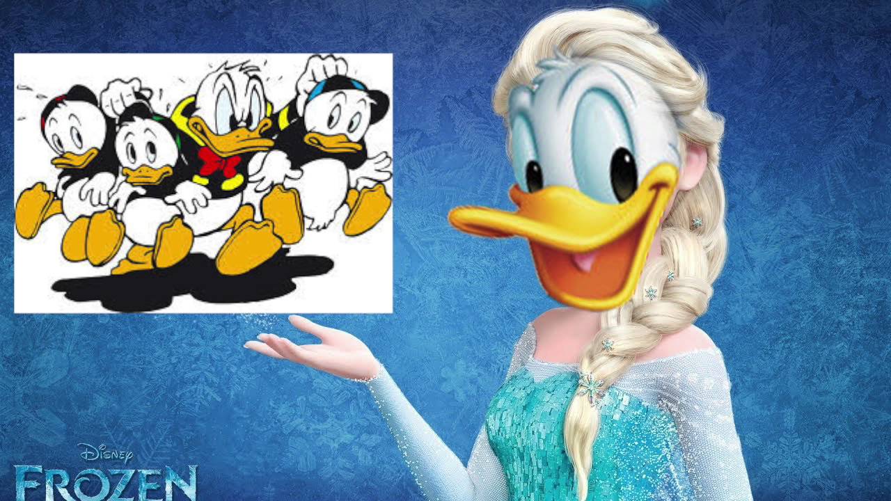 Donald Duck Sings Let It Go