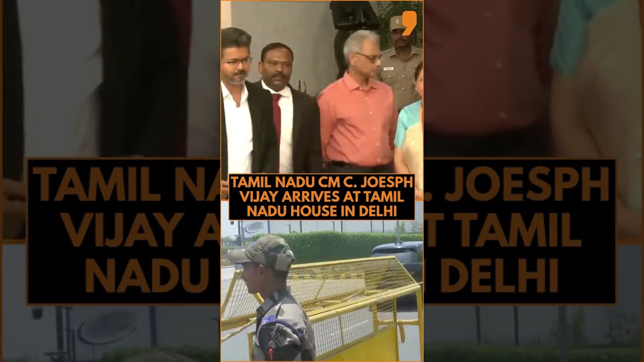 Tamil Nadu CM Vijay Lands in Delhi Ahead of Key Political Meetings