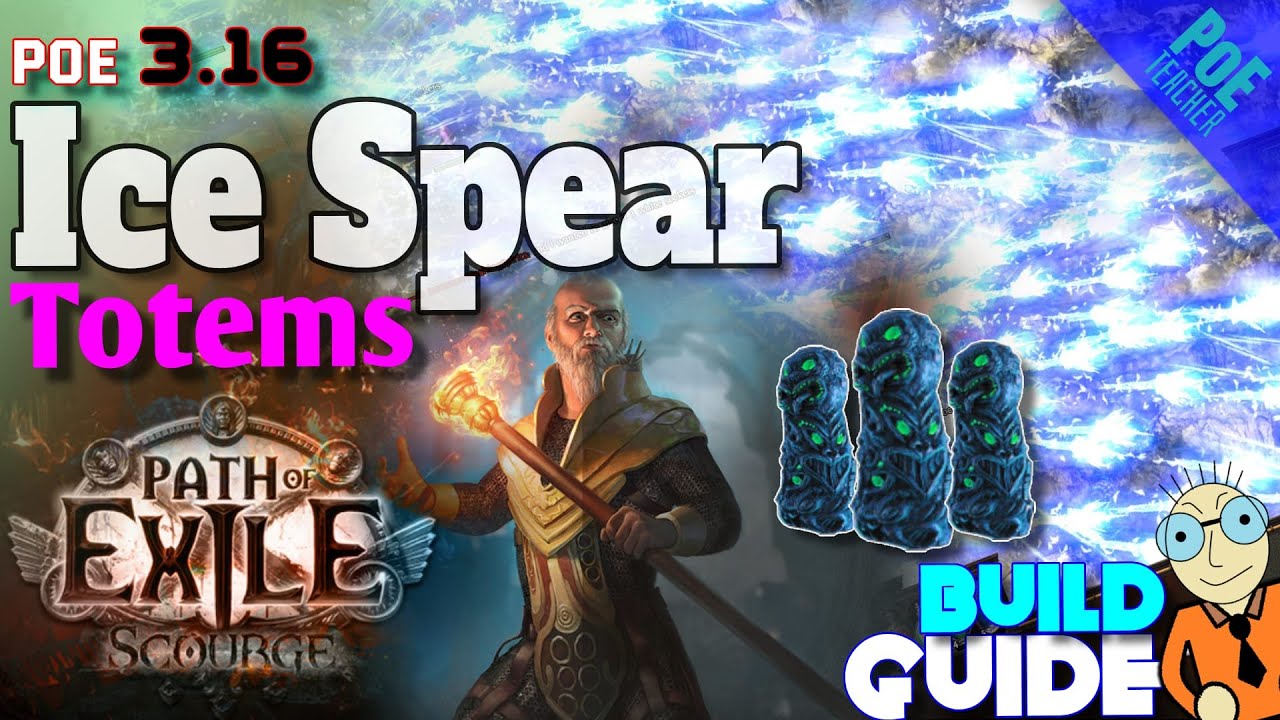 [Path of Exile 3.18 ready]►  Ice Spear Totems Build - Hierophant Templar in PoE