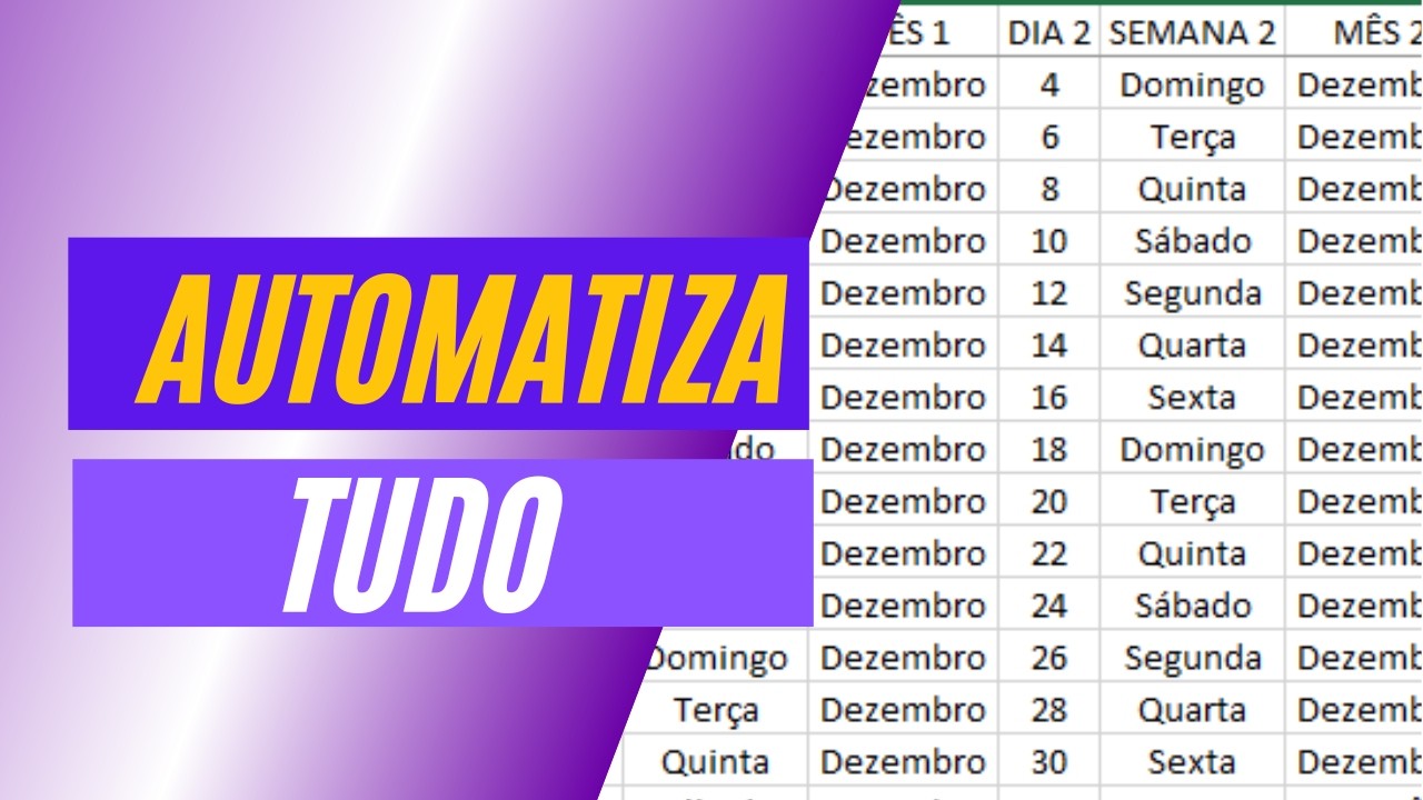 Tabela de Dados para Mesclagem de Agenda