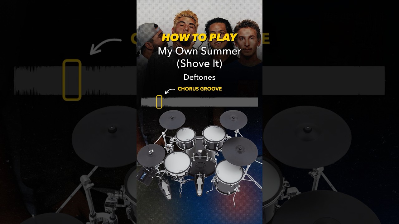 Learn How to Play the Drums for &ldquo;My Own Summer (Shove It)&rdquo; by Deftones 🥁