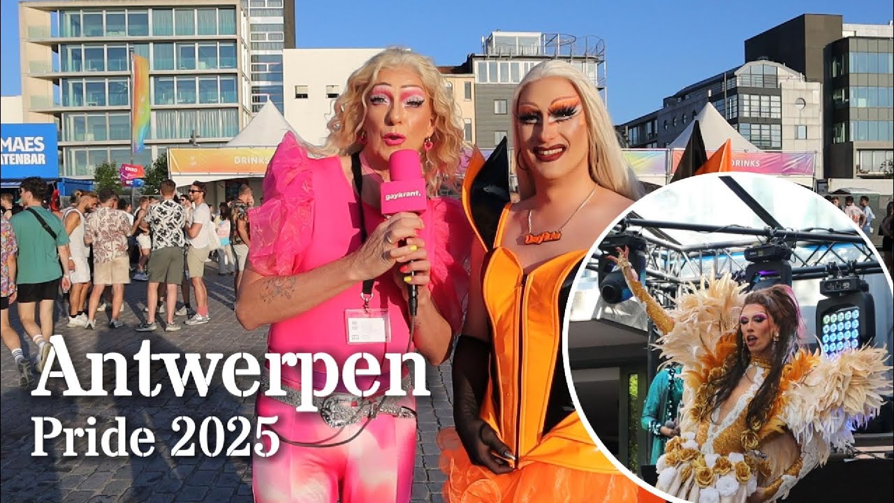 🌈✨ LaBelinda & DragFlicka op avontuur bij Antwerpen Pride 2025! ✨🌈