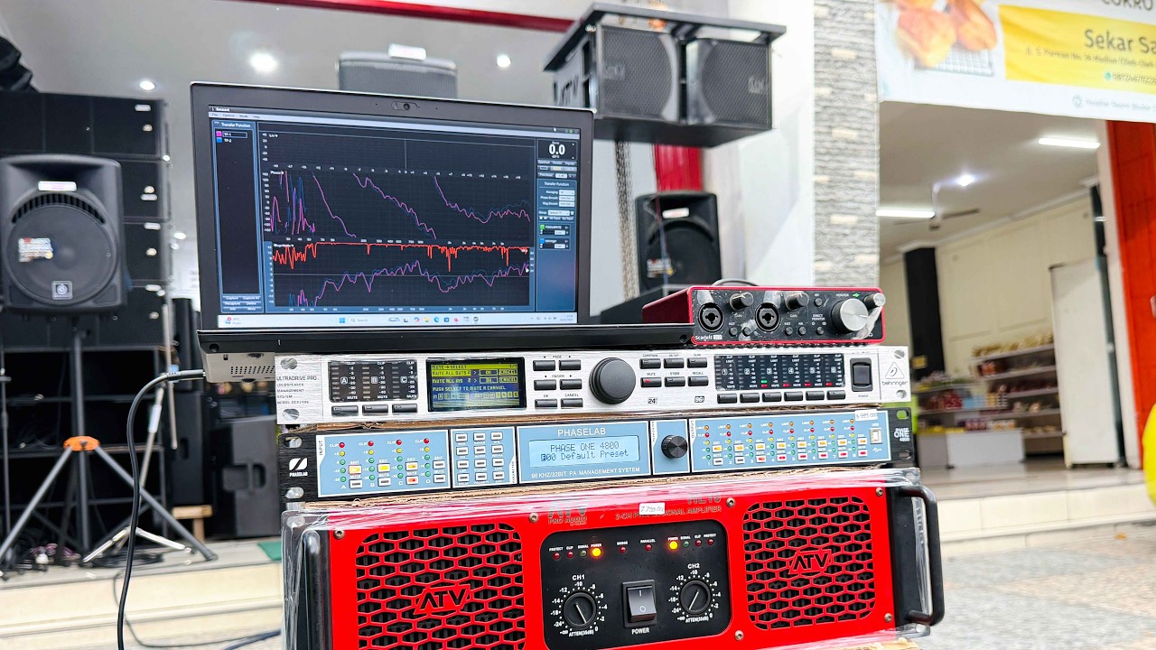 BANDINGKAN DLMS BEHRINGER DCX2496 VS PHASELAB PHASE ONE 4800