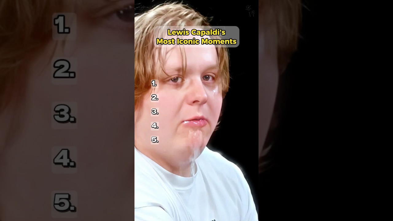 Lewis Capaldi's most iconic moments #LewisCapaldi