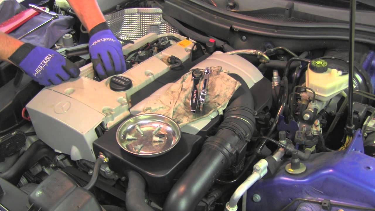 Replacing Spark Plugs Mercedes SLK230 Kompressor