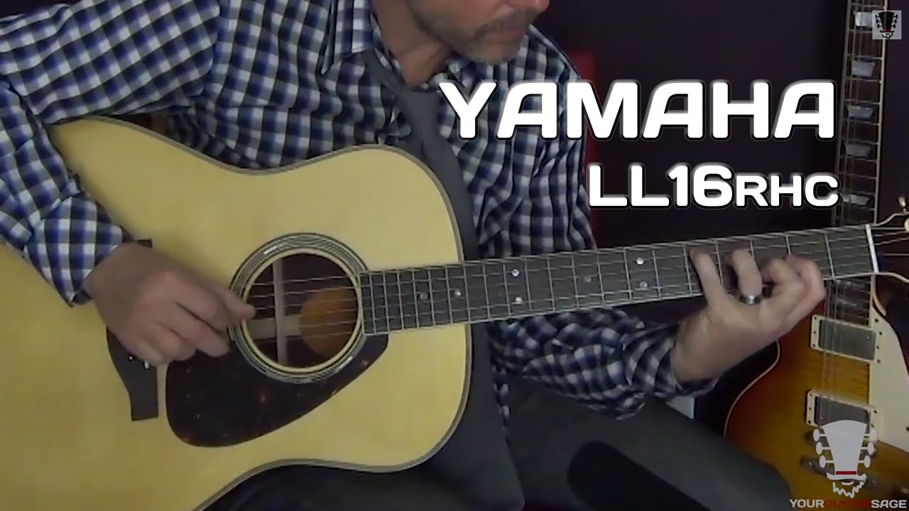 Yamaha LL16RHC Acoustic Guitar Review and Unboxing
