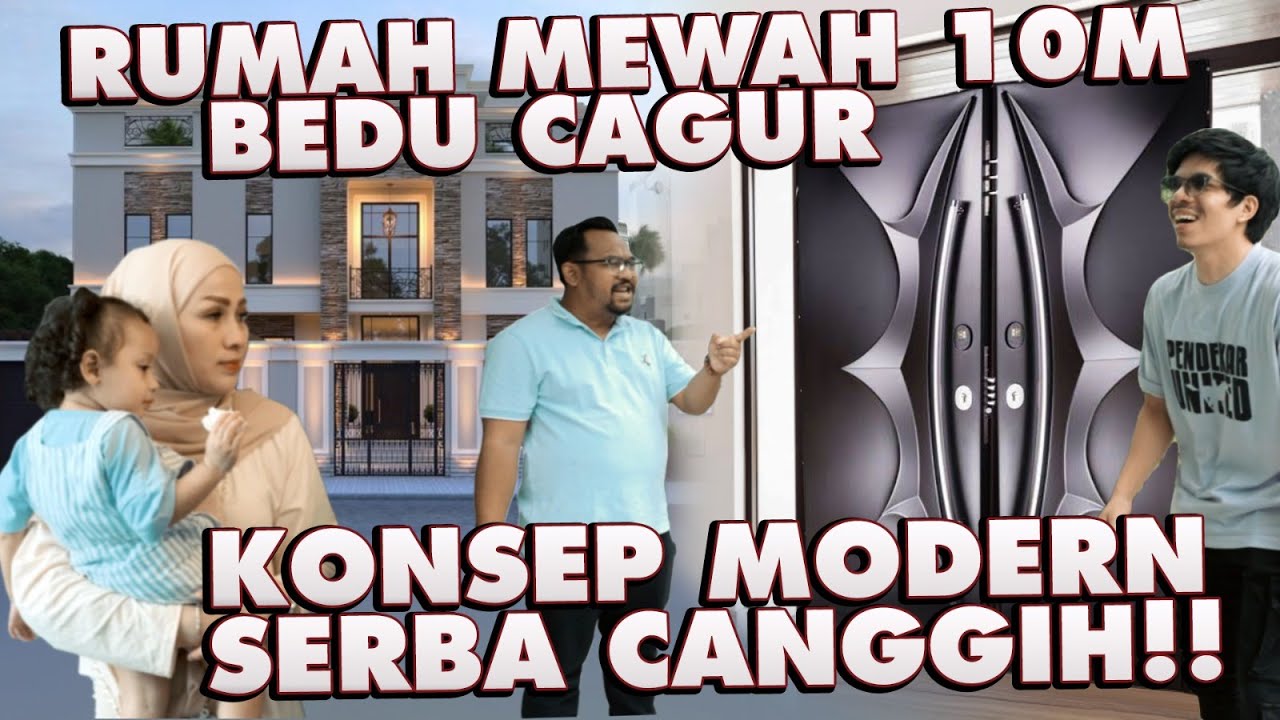 BEDU CAGUR RUMAH MEWAH KONSEP MODERN!! RENOVASI TOTAL 10M!!