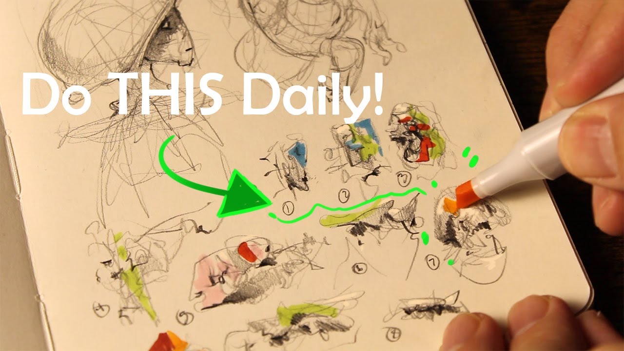 Simple Drawing Tricks to Beat Sketchbook Anxiety FOREVER