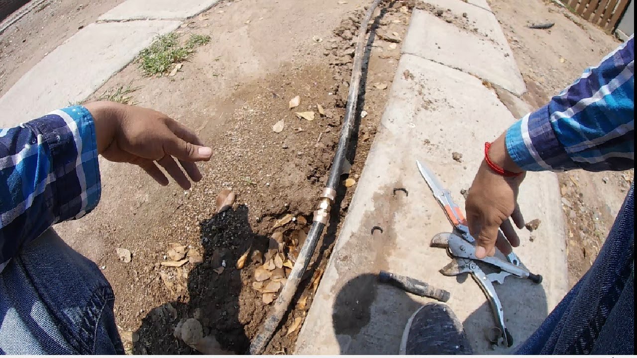 Fuga de agua | Reparando manguera #reparacion #manguera #agua