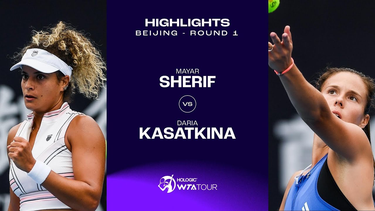 Mayar Sherif vs. Daria Kasatkina | 2023 Beijing Round 1 | WTA Match Highlights